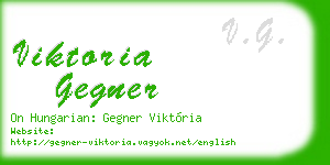 viktoria gegner business card